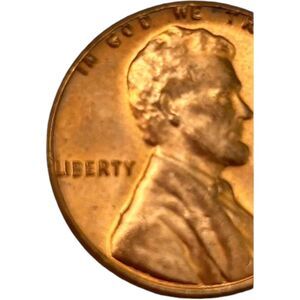 Vintage 1968-S Rare Mint Mark Error Penny ~ God We Trust and L Liberty on Edge